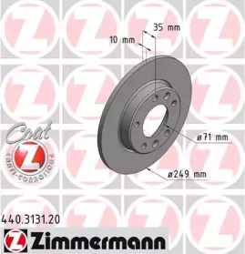 ZIMMERMANN 440313120 -  Тормозной диск