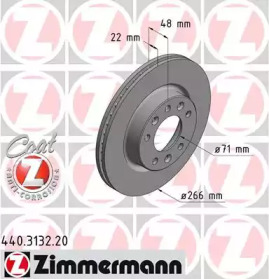 ZIMMERMANN 440313220 -  Тормозной диск