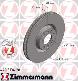 ZIMMERMANN 440313420 -  Тормозной диск