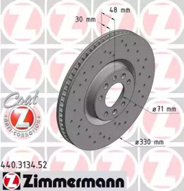 ZIMMERMANN 440313452 -  Тормозной диск