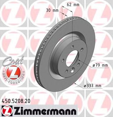 ZIMMERMANN 450520820 -  Тормозной диск