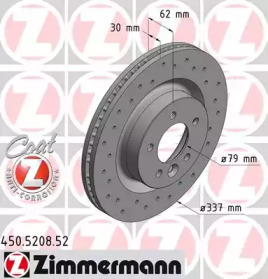 ZIMMERMANN 450520852 -  Тормозной диск