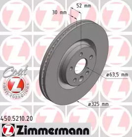 ZIMMERMANN 450521020 - Тормозной диск