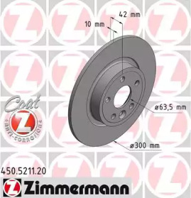ZIMMERMANN 450521120 -  Тормозной диск