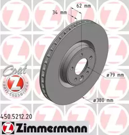 ZIMMERMANN 450521220 -  Тормозной диск