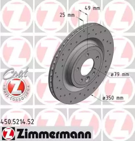 ZIMMERMANN 450521452 -  Тормозной диск