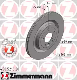 ZIMMERMANN 450521620 -  Тормозной диск
