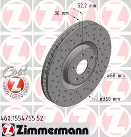 ZIMMERMANN 460155452 -  Тормозной диск