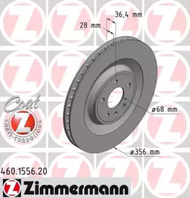 ZIMMERMANN 460155620 -  Тормозной диск