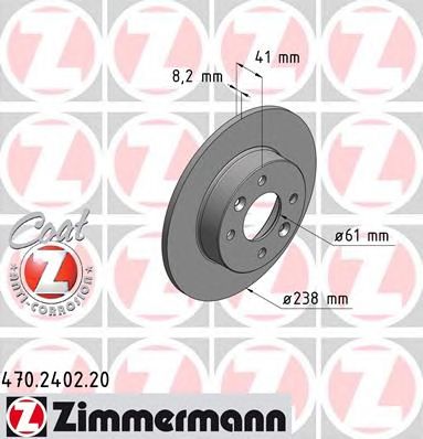 ZIMMERMANN 470240220 -  Тормозной диск