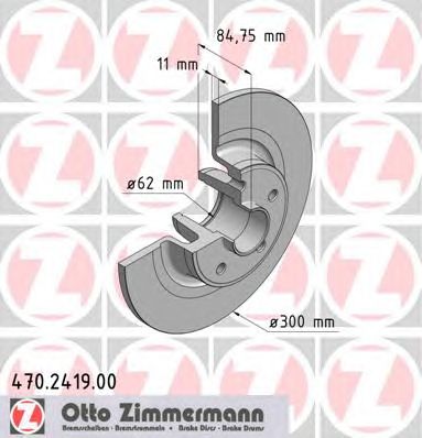 ZIMMERMANN 470241900 -  Тормозной диск