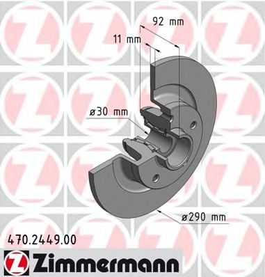 ZIMMERMANN 470244900 -  Тормозной диск