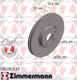 ZIMMERMANN 590282320 -  Тормозной диск