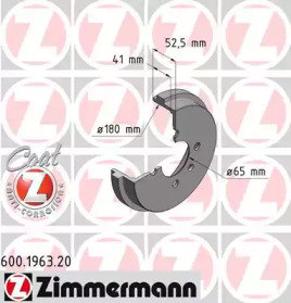 ZIMMERMANN 600196320 -  Тормозной барабан