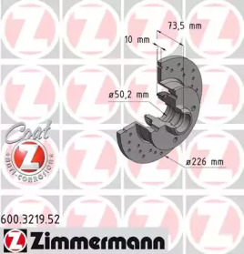 ZIMMERMANN 600321952 -  Тормозной диск