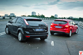 Новый Ford Focus стал на 16 мм длиннее, 17 мм уже и 37 мм выше. При этом колесная база выросла почти на 50 мм.