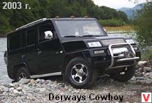 Derways cowboy характеристики авто