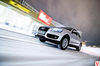 Фирменная диодная лента передних габаритов стала визитной карточкой моделей  Audi.