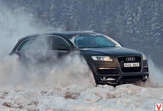 На пересеченной местности нежный Audi трясет куда заметнее