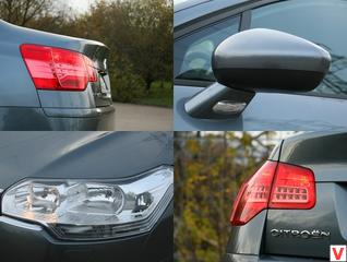 Новое поколение  Citroen  С5 щеголяет замысловатыми линиями кузова и сложной формой оптики