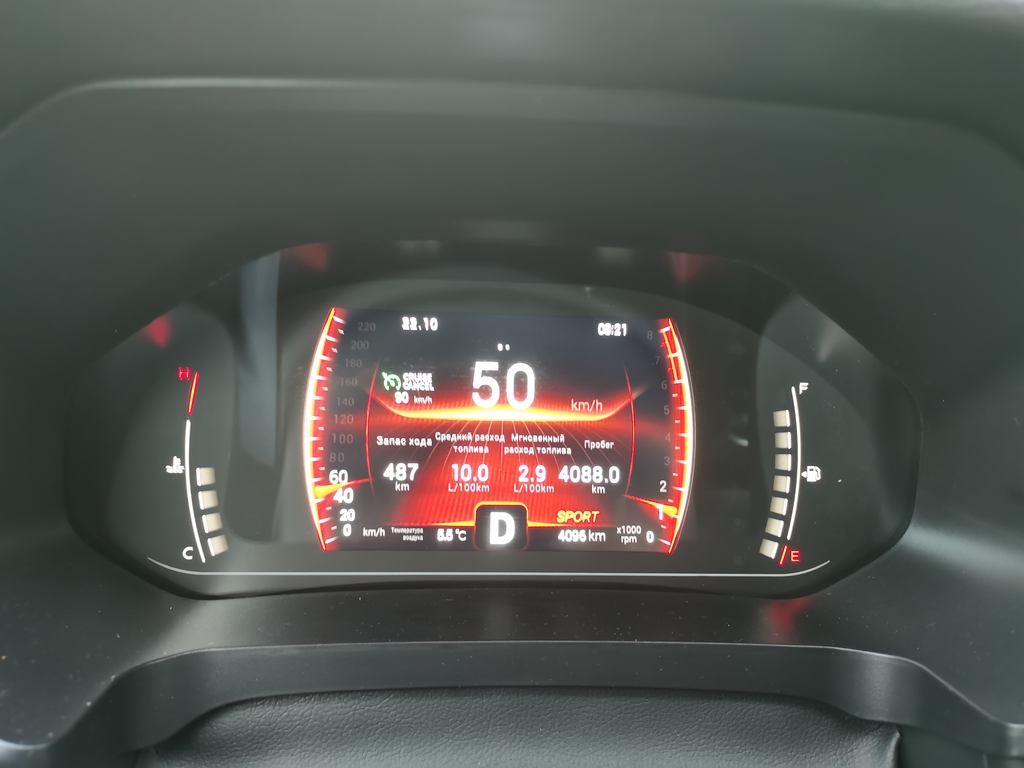 chery tiggo 7 pro приборная панель